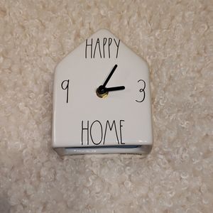Rae dunn HAPPY HOME Birdhouse Clock